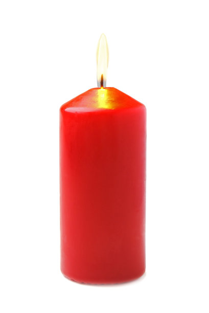 红色的蜡烛素材图片