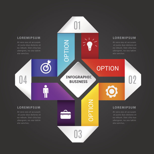 折纸抽象三维现代模板向量横幅信息图。图片下载