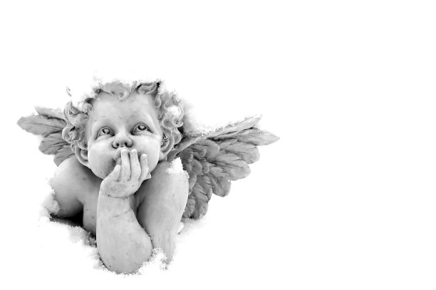 雪的天使图片下载