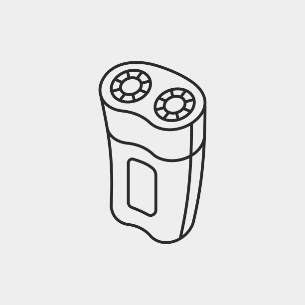 剃须刀线条图标图片下载