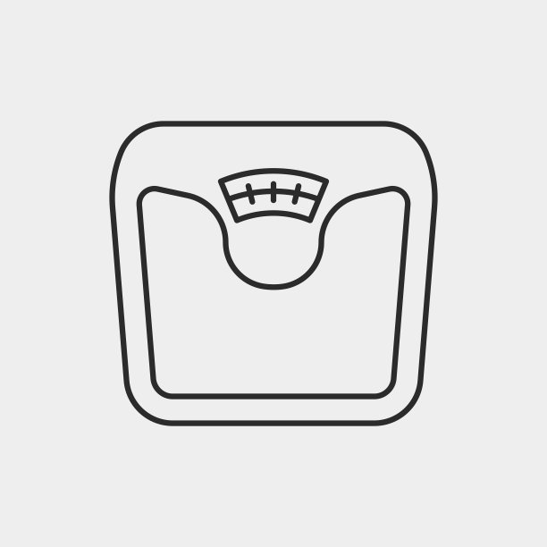 称重机线条图标图片下载