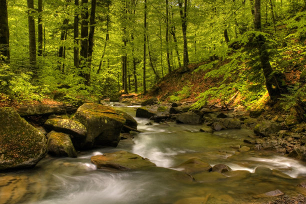 山区河流图片下载