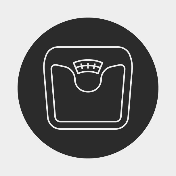称重机线条图标图片下载