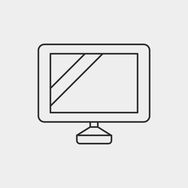 电视线性图标图片下载