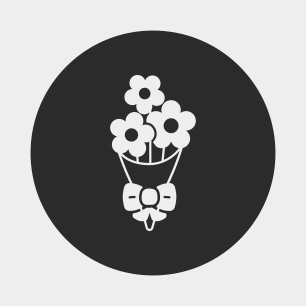 鲜花花束图标图片下载