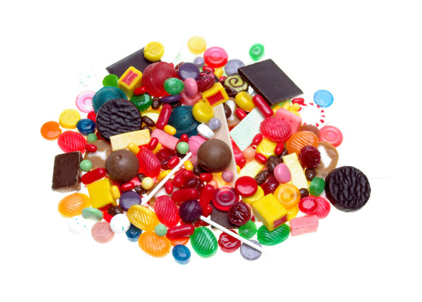 糖果，巧克力和口香糖图片下载