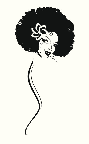 非裔美国妇女的肖像图片下载