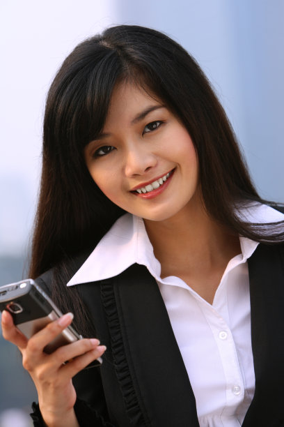 电话里的女商人图片下载