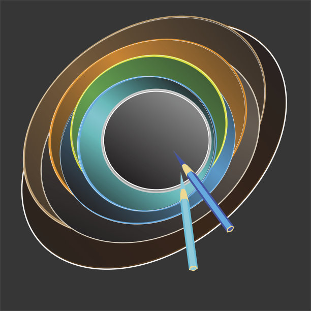 向量模型旗帜抽象图片下载