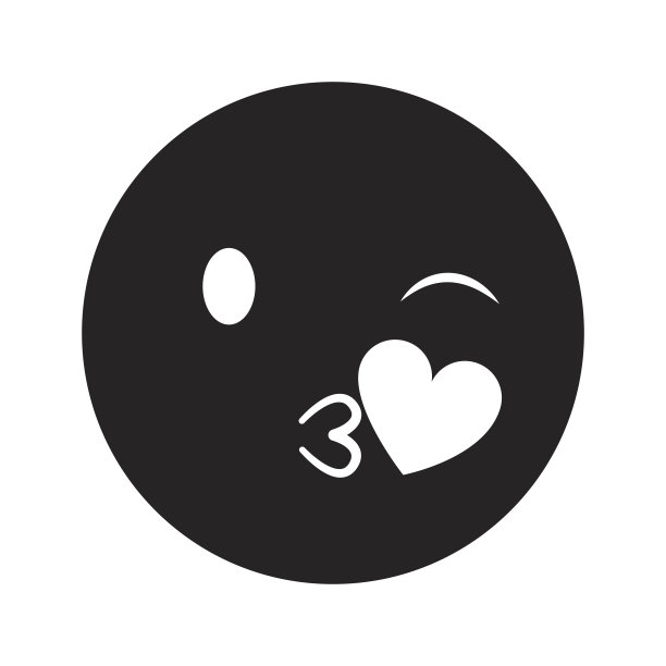 漫画脸表情孤立图标图片下载