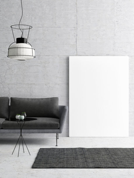 模拟海报斯堪的纳维亚室内设计图片下载