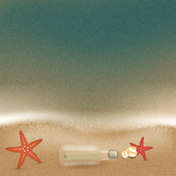 在沙滩上的沙子里的一个瓶子里的信息图片下载