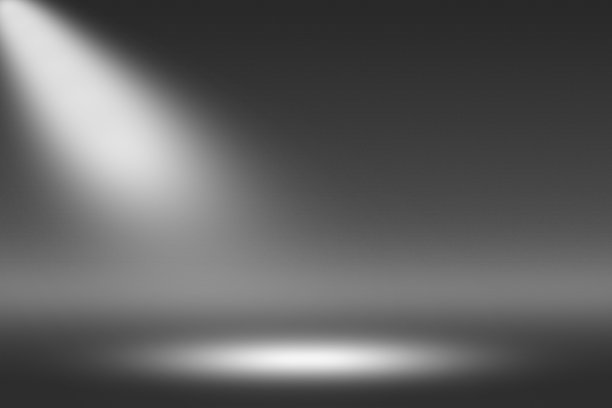 产品展示案例聚光灯在黑色背景-暗室摄影师工作室图片下载