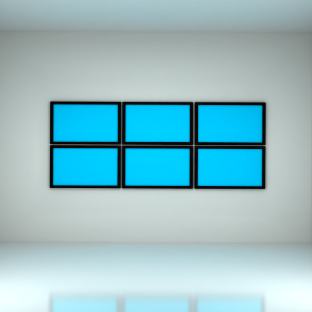 空的室内房间和电视图片下载