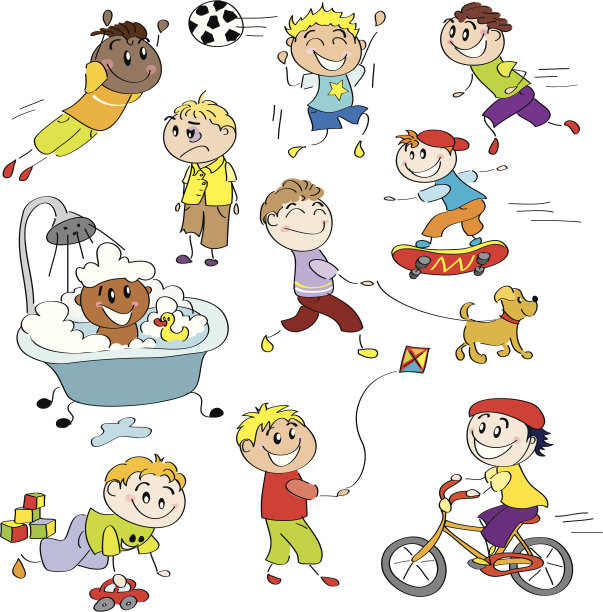 草图的男孩图片下载