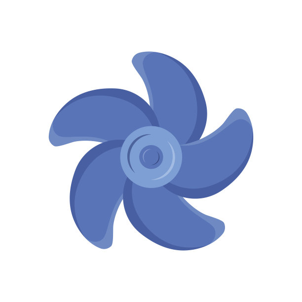 船用螺旋桨风机矢量风通风机设备船舶鼓风机冷却器旋转技术动力循环图片下载