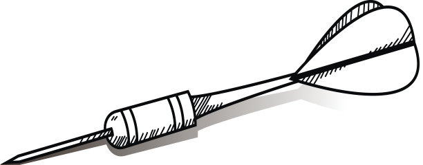 箭靶手画图片下载