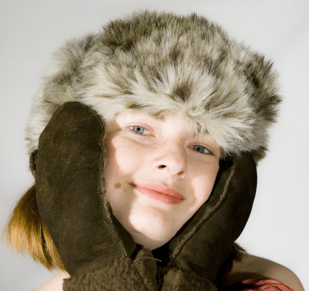 冬天的女孩图片下载