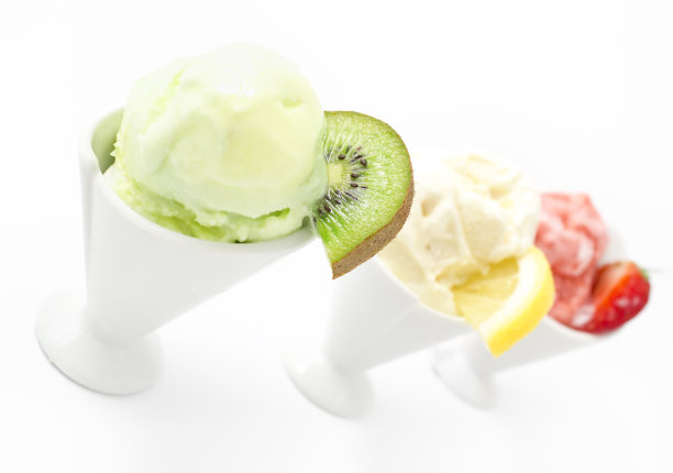 冰淇淋-猕猴桃柠檬草莓图片下载