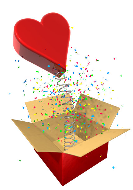 春天的礼物的心图片下载