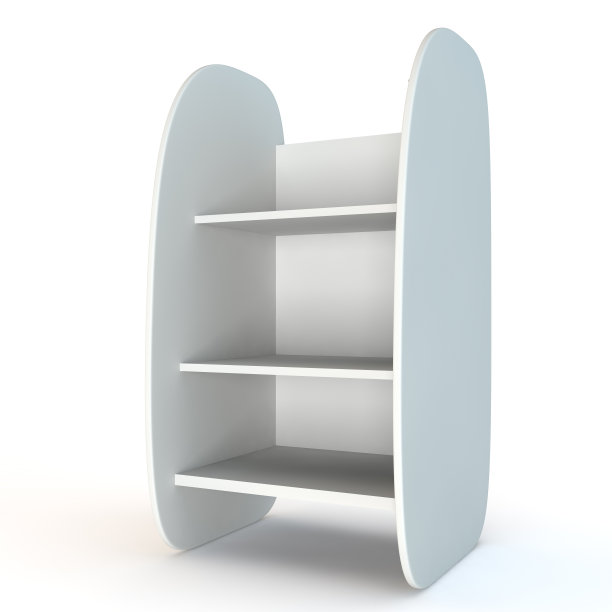 空荡荡的商店货架上图片下载