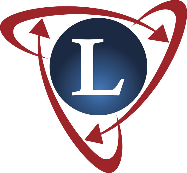 网络营销企业分销技术字母L图片下载