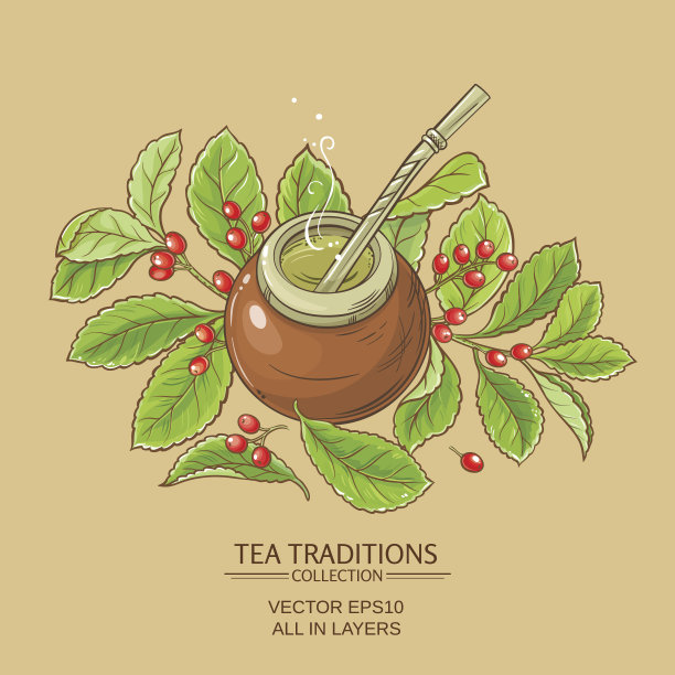 葫芦马黛茶图片下载