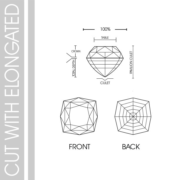 拉长切割的宝石图片下载
