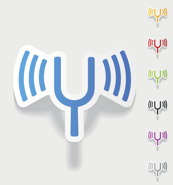 现实的设计元素。音叉图片下载