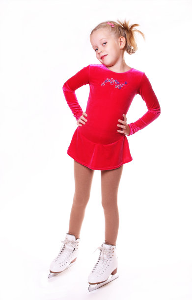 女孩滑冰图片下载