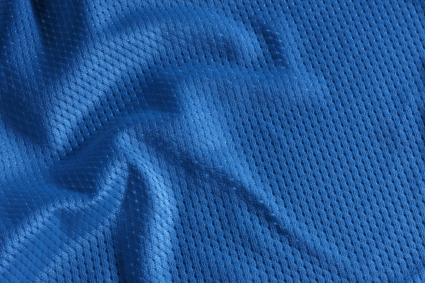 蓝色的足球球衣图片下载