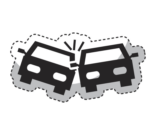 汽车保险孤立图标图片下载