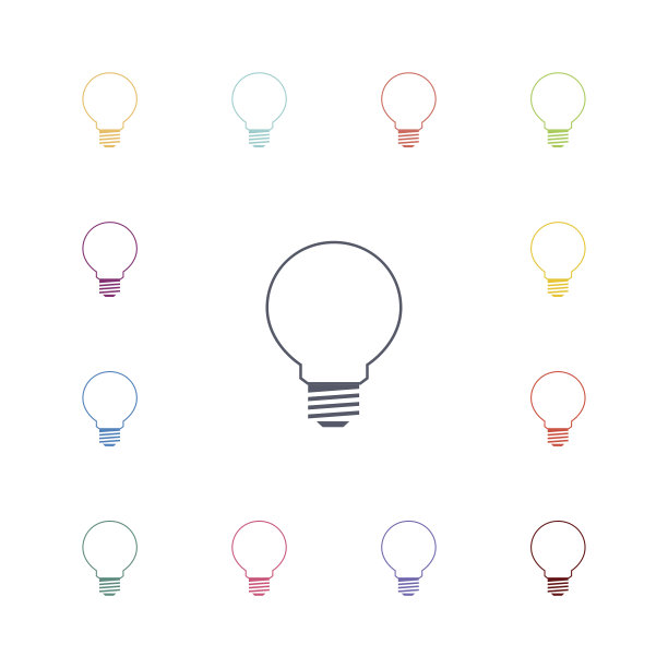 创意平面图标集图片下载