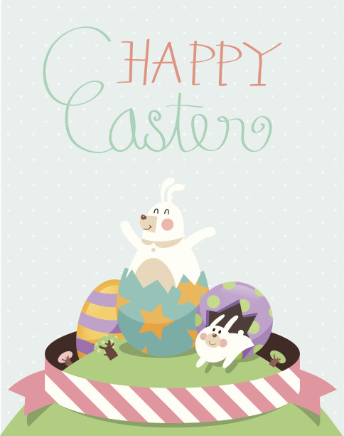 复活节快乐B图片下载