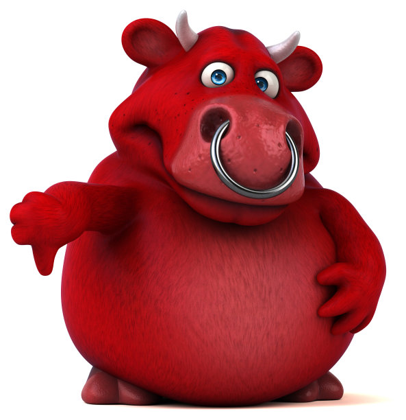 红牛- 3D插图图片下载
