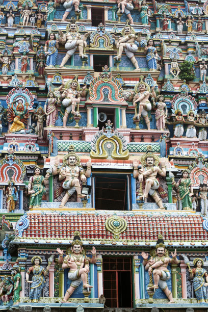 印度南部的印度教寺庙图片下载