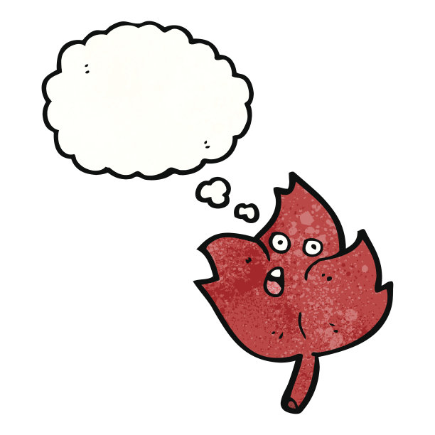 叶卡通人物图片下载