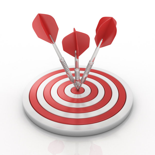 飞镖击中目标，3D模型图片下载