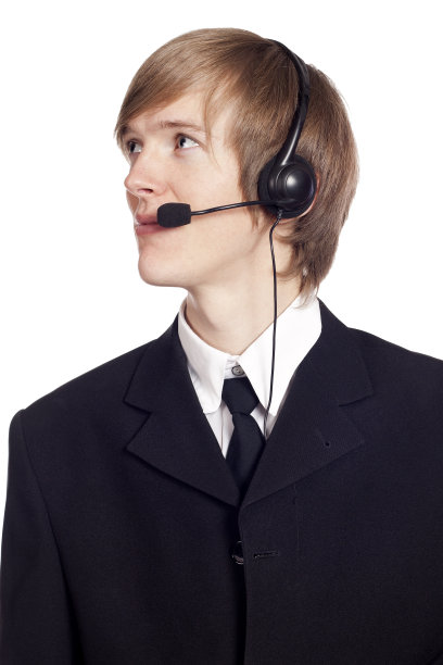 呼叫中心男接线员图片下载