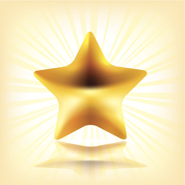 金色的星星。图片下载