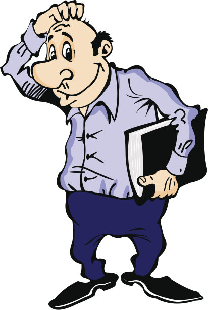 深思熟虑的上班族图片下载