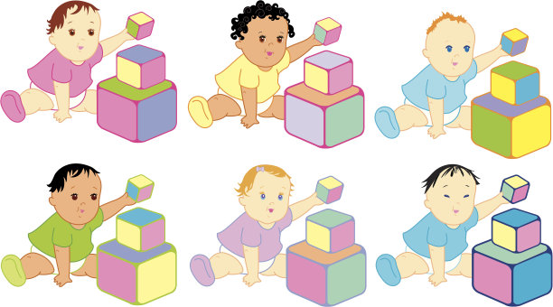 婴儿&块图片下载