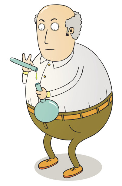 老胖的科学家图片下载