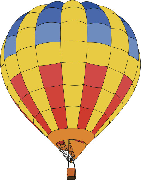热气球矢量。图片下载