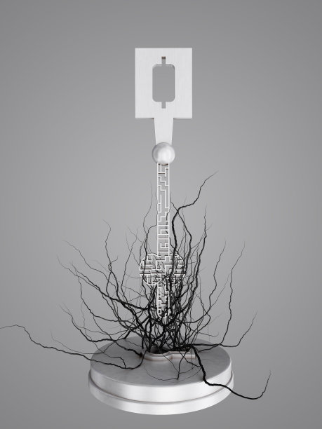 钥匙是迷宫，有根从钥匙孔。图片下载