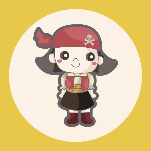 海盗主题元素图片下载