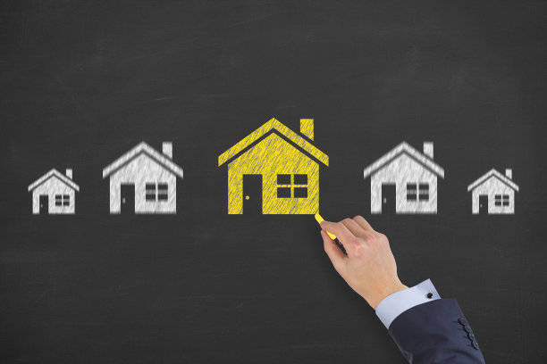 在黑板上画房子图片下载