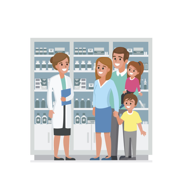 家庭与药剂师素材图片