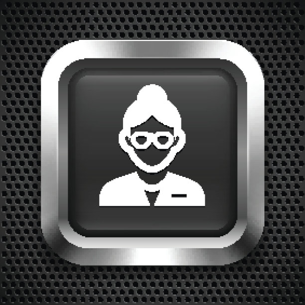 在黑色广场上戴眼镜的女商人图片下载