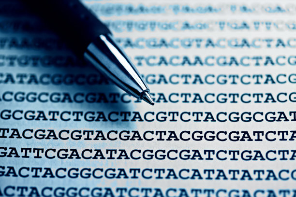 脱氧核糖核酸编码。图片下载